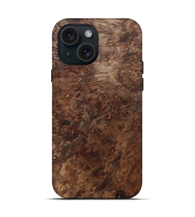 iPhone 15 Wood Live Edge Phone Case - Mael (Solid Wood, 825859)