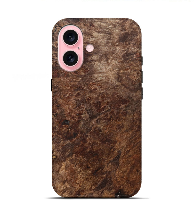 iPhone 16 Wood Live Edge Phone Case - Mael (Solid Wood, 825859)