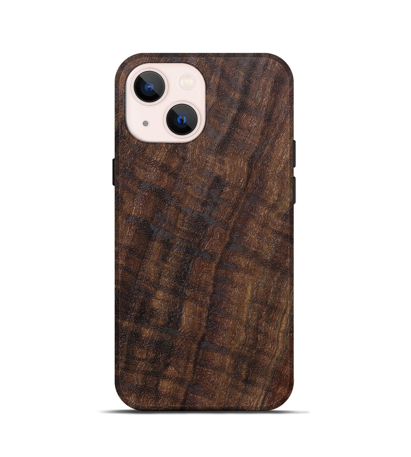 iPhone 13 mini Wood Live Edge Phone Case - Cary (Solid Wood, 825860)