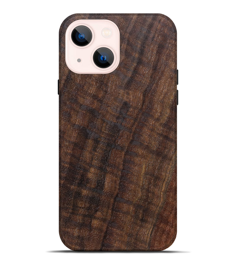 iPhone 14 Plus Wood Live Edge Phone Case - Cary (Solid Wood, 825860)