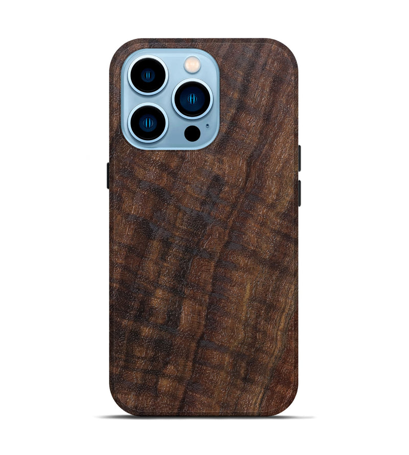 iPhone 14 Pro Wood Live Edge Phone Case - Cary (Solid Wood, 825860)