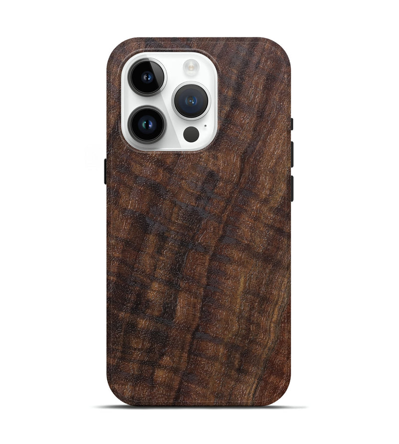 iPhone 15 Pro Wood Live Edge Phone Case - Cary (Solid Wood, 825860)
