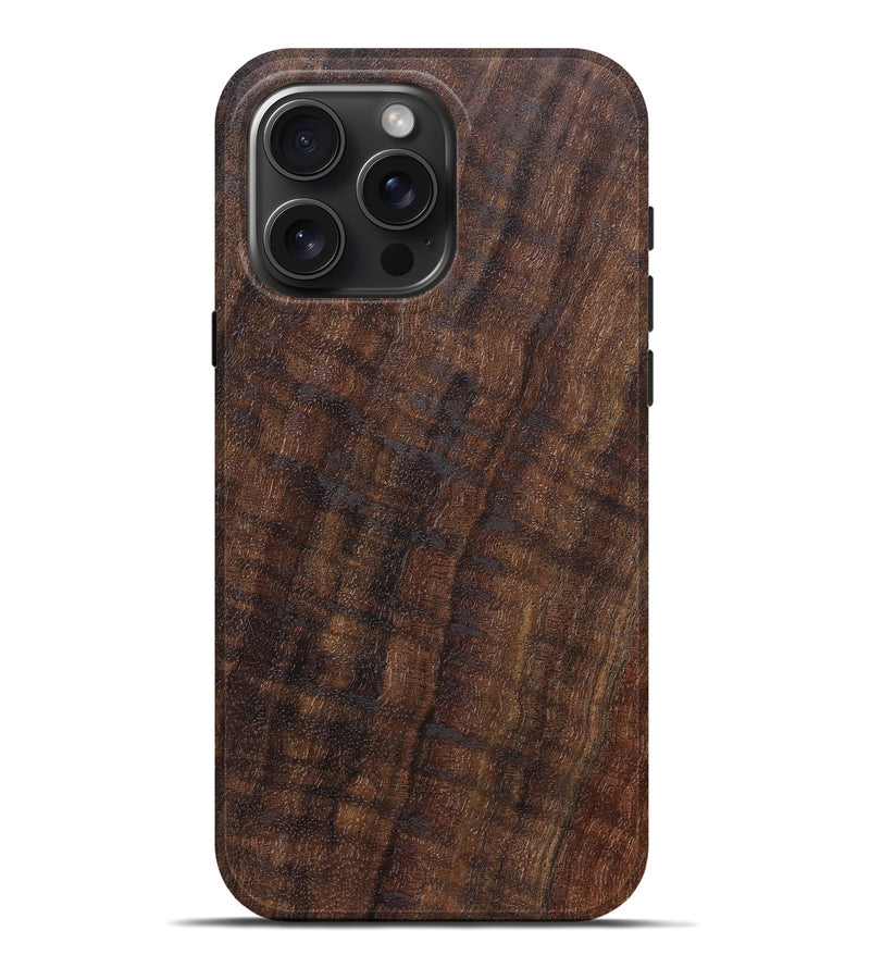 iPhone 16 Pro Max Wood Live Edge Phone Case - Cary (Solid Wood, 825860)
