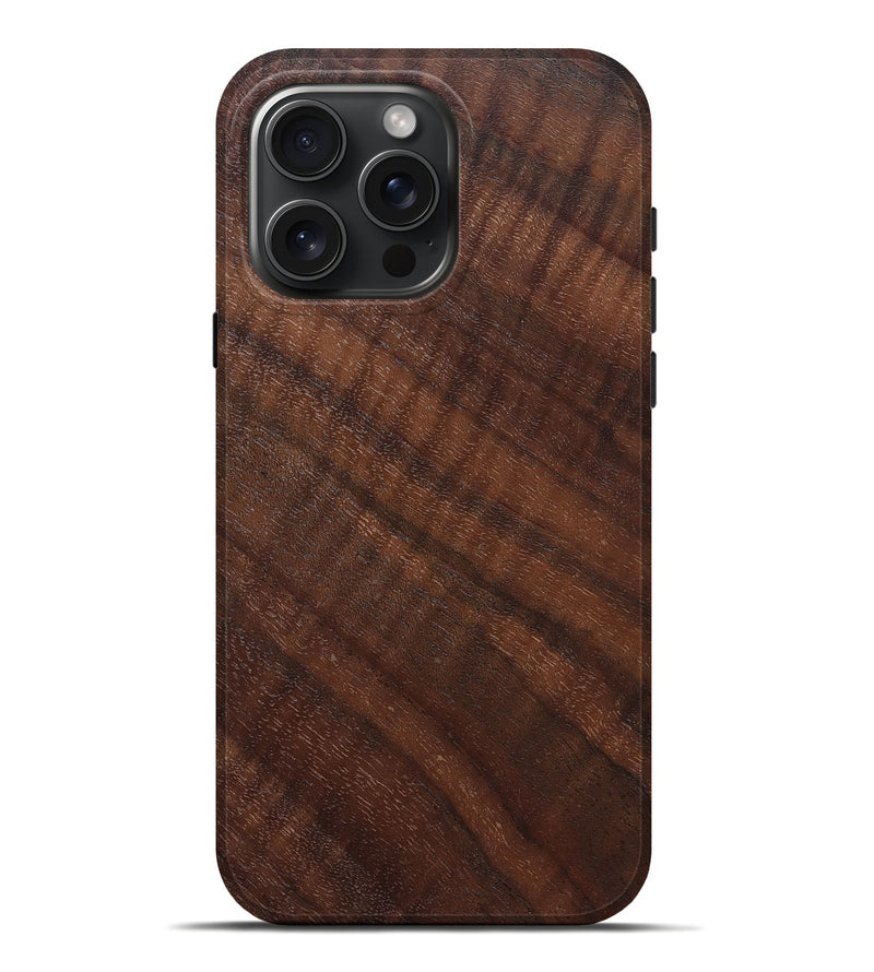 iPhone 16 Pro Max Wood Live Edge Phone Case - Berkley (Solid Wood, 825864)
