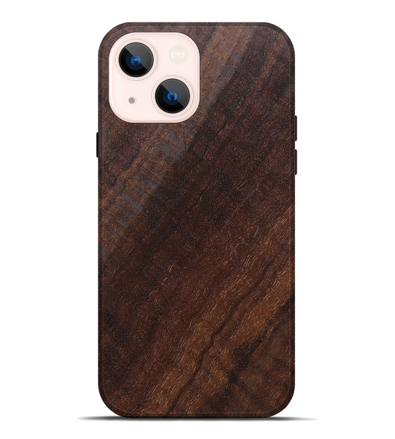 iPhone 14 Plus Wood Live Edge Phone Case - Baylee (Solid Wood, 825865)