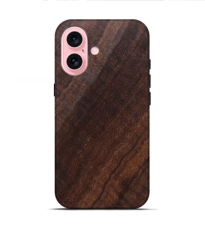 iPhone 16 Wood Live Edge Phone Case - Baylee (Solid Wood, 825865)