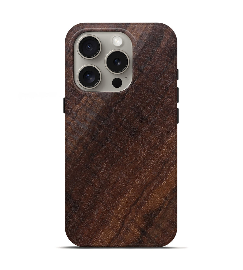 iPhone 16 Pro Wood Live Edge Phone Case - Baylee (Solid Wood, 825865)
