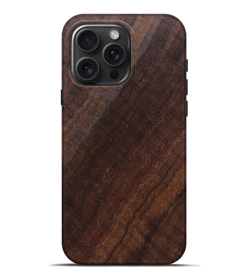 iPhone 16 Pro Max Wood Live Edge Phone Case - Baylee (Solid Wood, 825865)