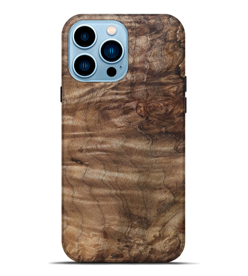 iPhone 14 Pro Max Wood Live Edge Phone Case - Zackary (Solid Wood, 825866)