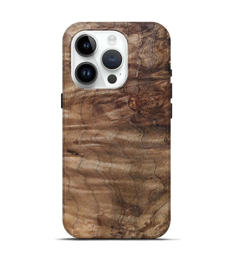 iPhone 15 Pro Wood Live Edge Phone Case - Zackary (Solid Wood, 825866)