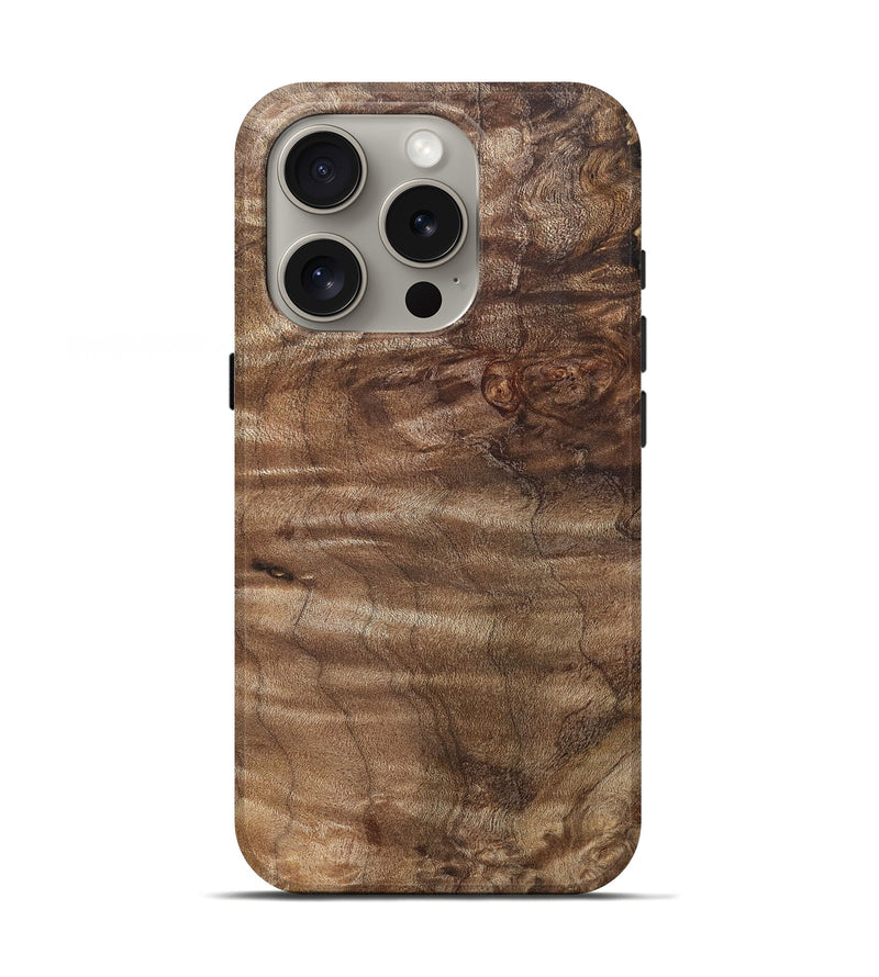 iPhone 16 Pro Wood Live Edge Phone Case - Zackary (Solid Wood, 825866)