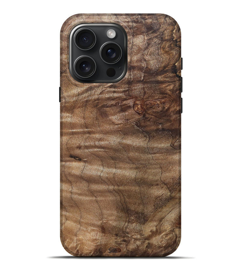 iPhone 16 Pro Max Wood Live Edge Phone Case - Zackary (Solid Wood, 825866)