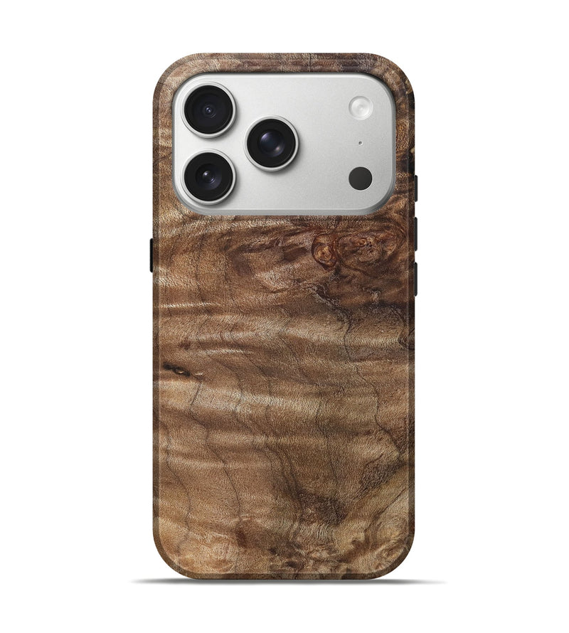 iPhone 17 Pro Wood Live Edge Phone Case - Zackary (Solid Wood, 825866)