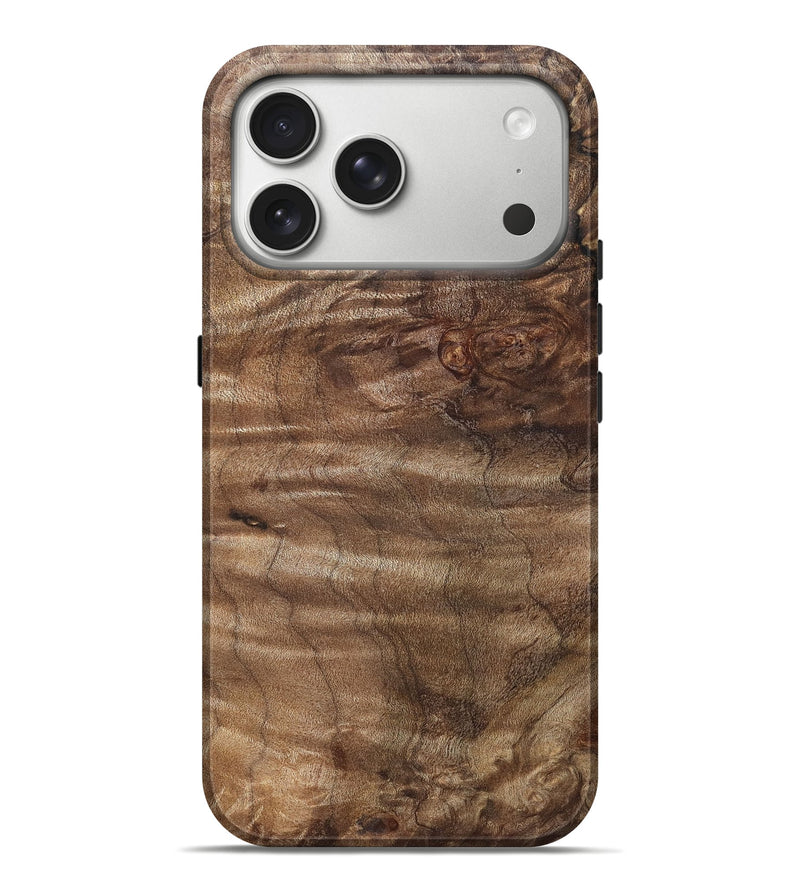 iPhone 17 Pro Max Wood Live Edge Phone Case - Zackary (Solid Wood, 825866)