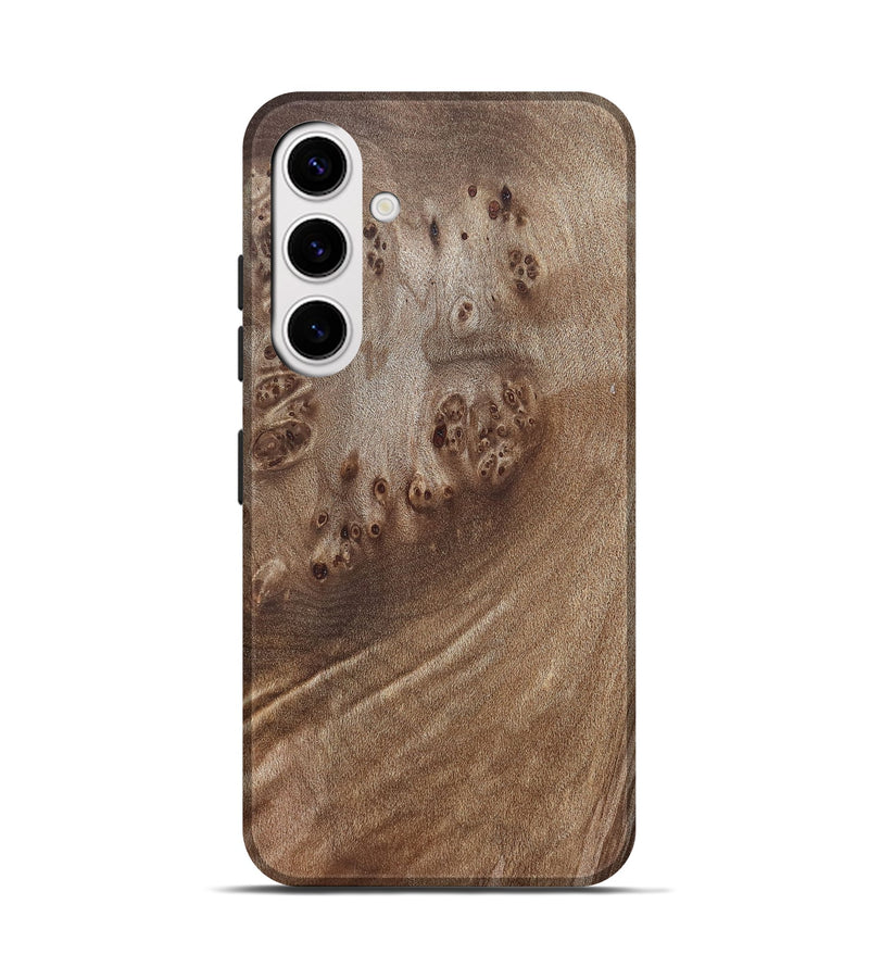 Galaxy S25 Wood Live Edge Phone Case - Florene (Solid Wood, 825868)