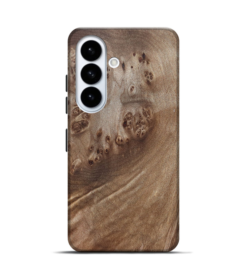 Galaxy S26 Wood Live Edge Phone Case - Florene (Solid Wood, 825868)