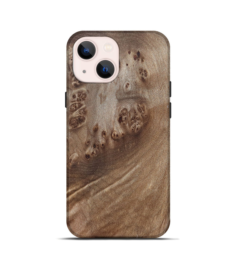 iPhone 13 mini Wood Live Edge Phone Case - Florene (Solid Wood, 825868)