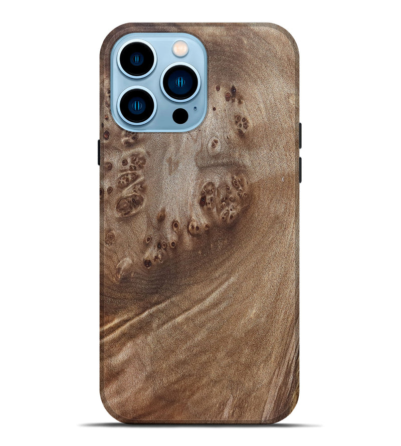 iPhone 14 Pro Max Wood Live Edge Phone Case - Florene (Solid Wood, 825868)