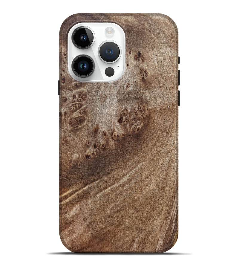 iPhone 15 Pro Max Wood Live Edge Phone Case - Florene (Solid Wood, 825868)