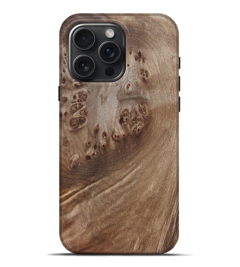iPhone 16 Pro Max Wood Live Edge Phone Case - Florene (Solid Wood, 825868)