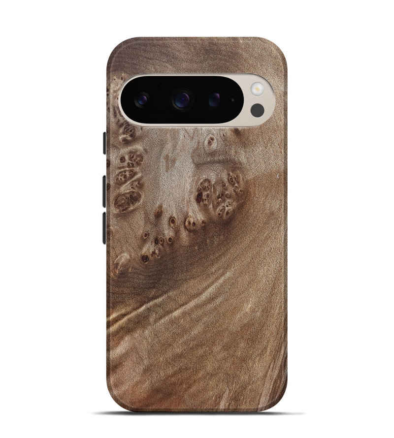 Pixel 9 Wood Live Edge Phone Case - Florene (Solid Wood, 825868)