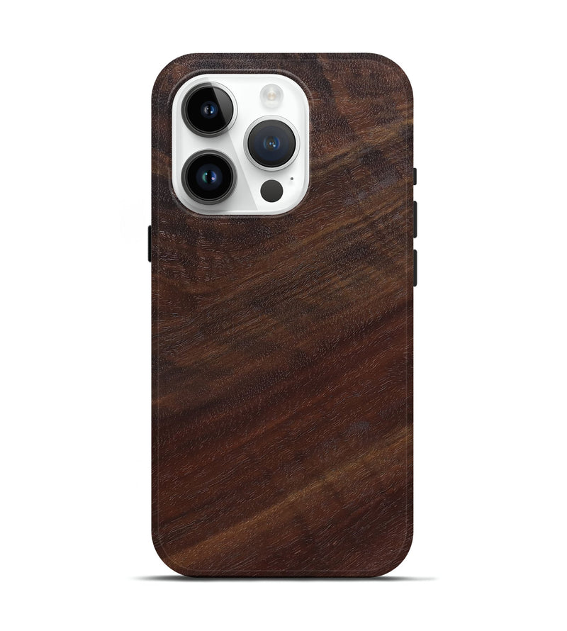 iPhone 15 Pro Wood Live Edge Phone Case - Kennith (Solid Wood, 825869)