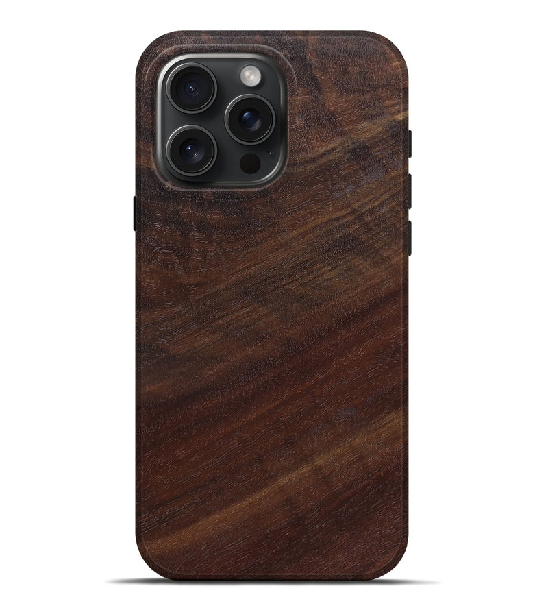 iPhone 16 Pro Max Wood Live Edge Phone Case - Kennith (Solid Wood, 825869)