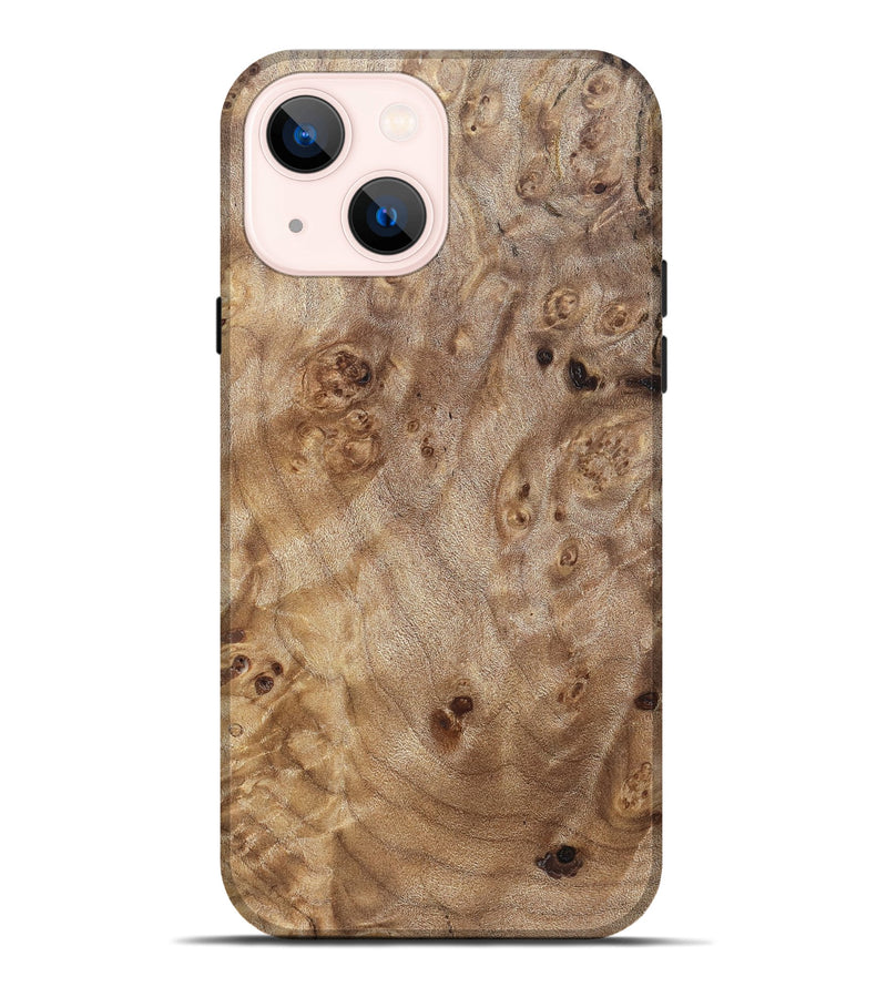 iPhone 14 Plus Wood Live Edge Phone Case - Foster (Solid Wood, 825871)