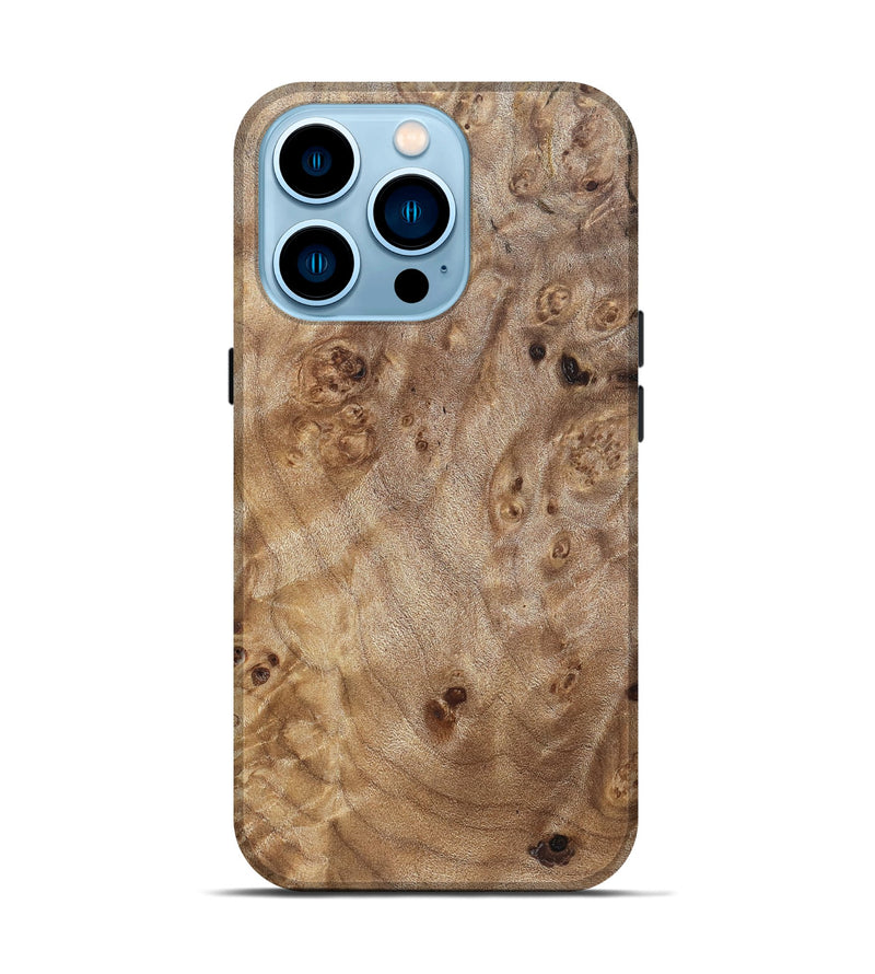 iPhone 14 Pro Wood Live Edge Phone Case - Foster (Solid Wood, 825871)