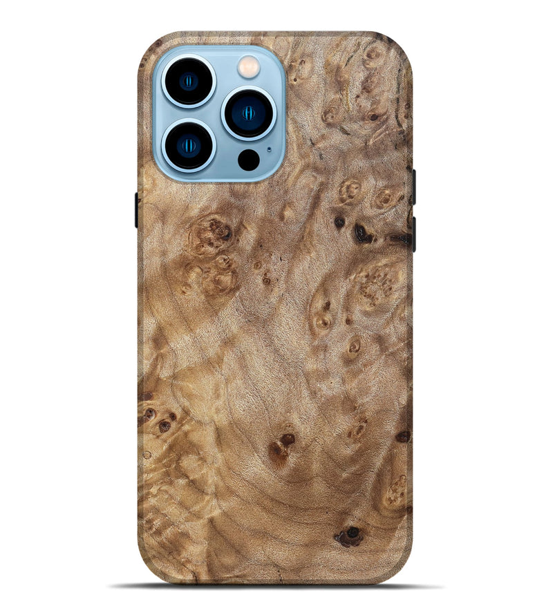 iPhone 14 Pro Max Wood Live Edge Phone Case - Foster (Solid Wood, 825871)