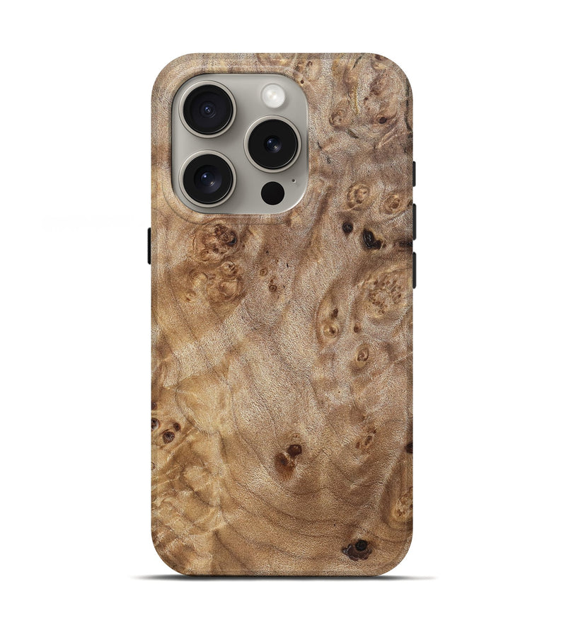 iPhone 16 Pro Wood Live Edge Phone Case - Foster (Solid Wood, 825871)