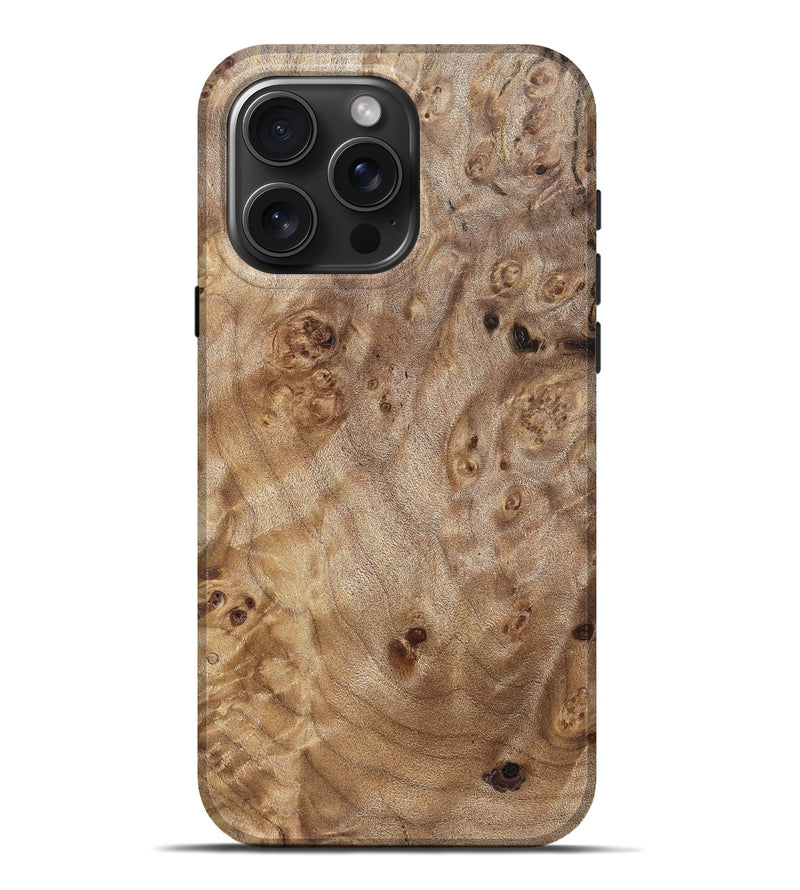 iPhone 16 Pro Max Wood Live Edge Phone Case - Foster (Solid Wood, 825871)