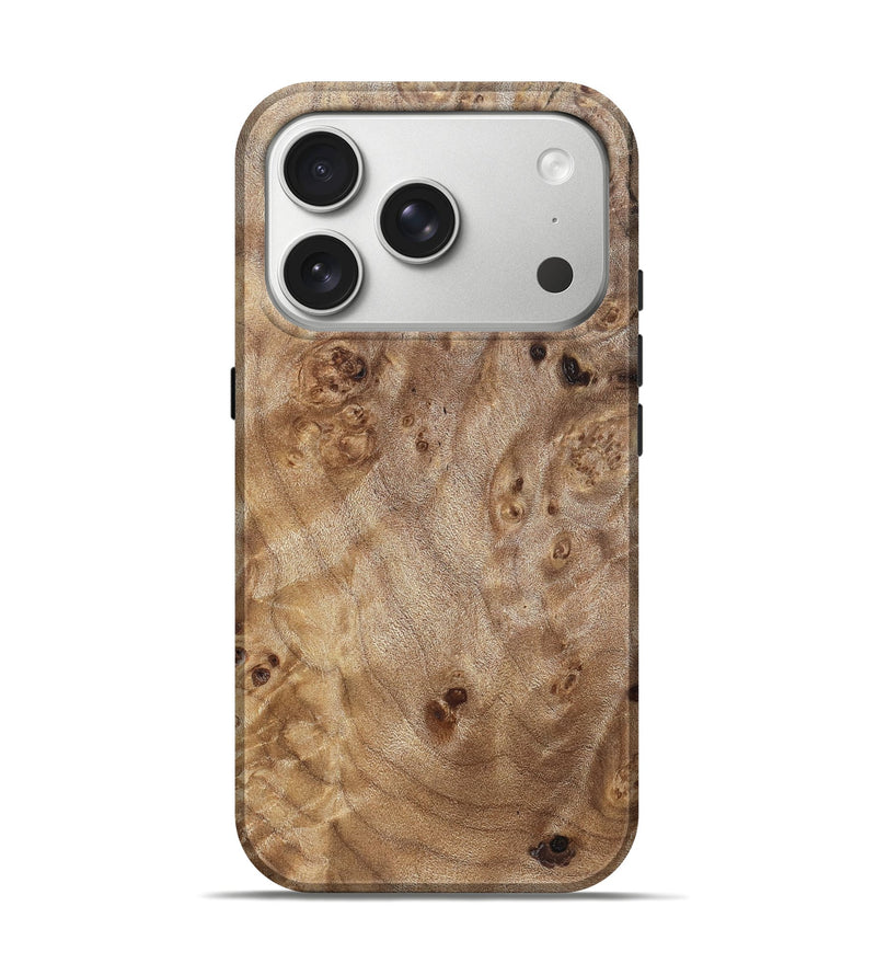 iPhone 17 Pro Wood Live Edge Phone Case - Foster (Solid Wood, 825871)