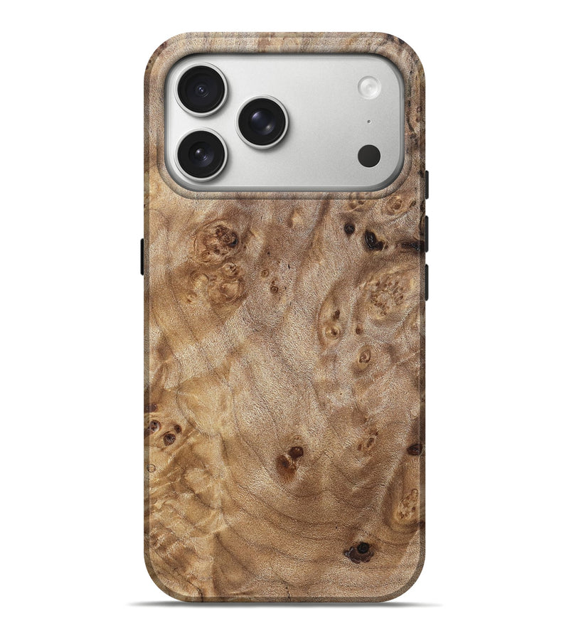 iPhone 17 Pro Max Wood Live Edge Phone Case - Foster (Solid Wood, 825871)