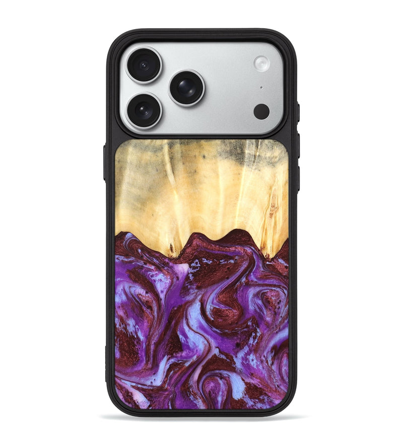 iPhone 18 Pro Max Wood Phone Case - Wynter (Purple, 825878)