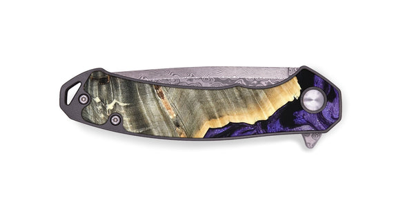 EDC Wood Pocket Knife - Kaylee (Purple, 825879)
