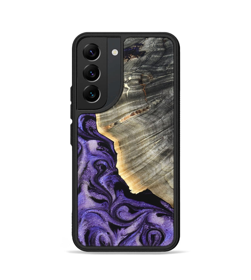 Galaxy S22 Wood Phone Case - Kaylee (Purple, 825879)