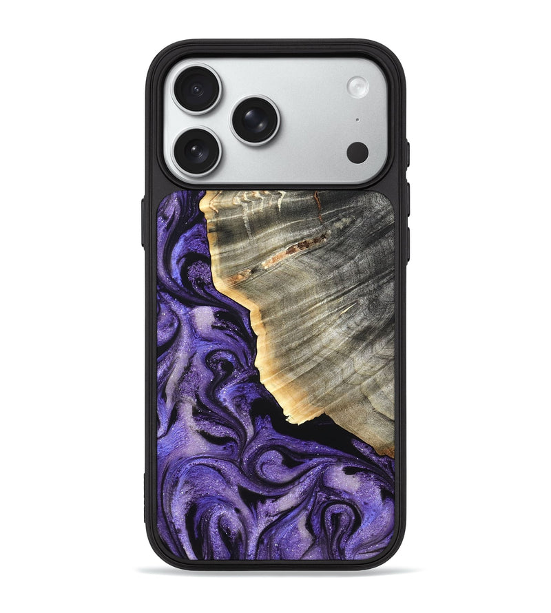 iPhone 18 Pro Max Wood Phone Case - Kaylee (Purple, 825879)