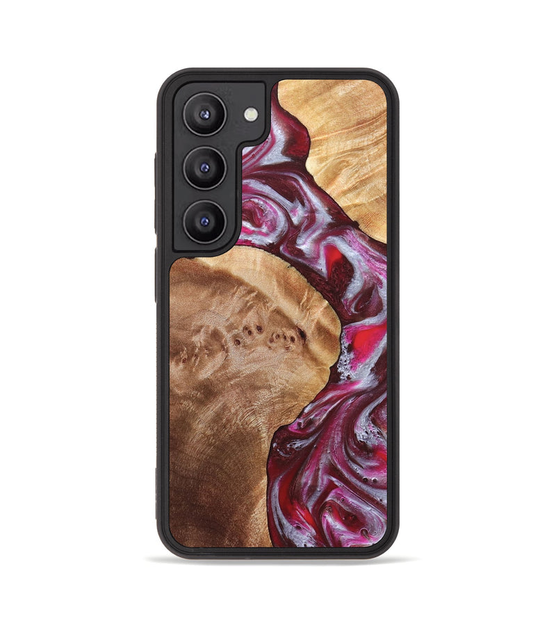 Galaxy S23 Wood Phone Case - Maia (Red, 825880)