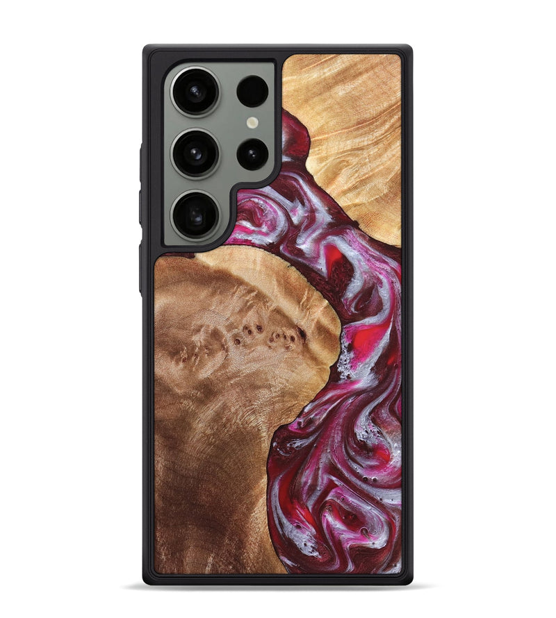 Galaxy S24 Ultra Wood Phone Case - Maia (Red, 825880)
