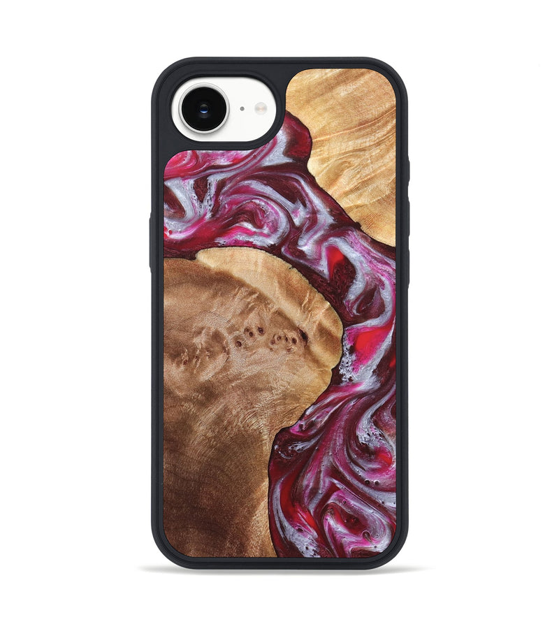 iPhone 17e Wood Phone Case - Maia (Red, 825880)