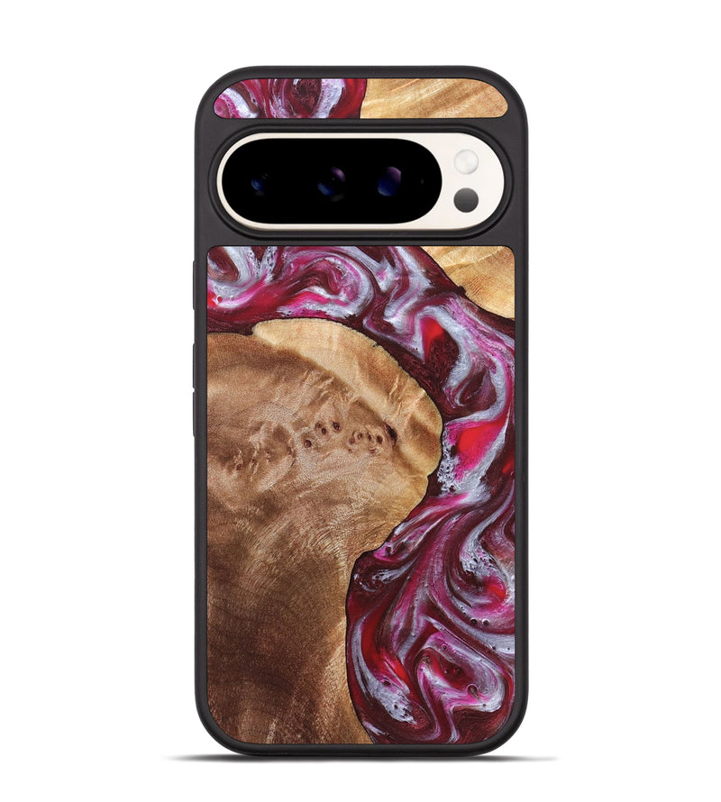 Pixel 9 Pro Wood Phone Case - Maia (Red, 825880)