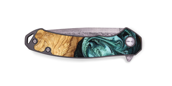 EDC Wood Pocket Knife - Opal (Ancient Olive, 825920)