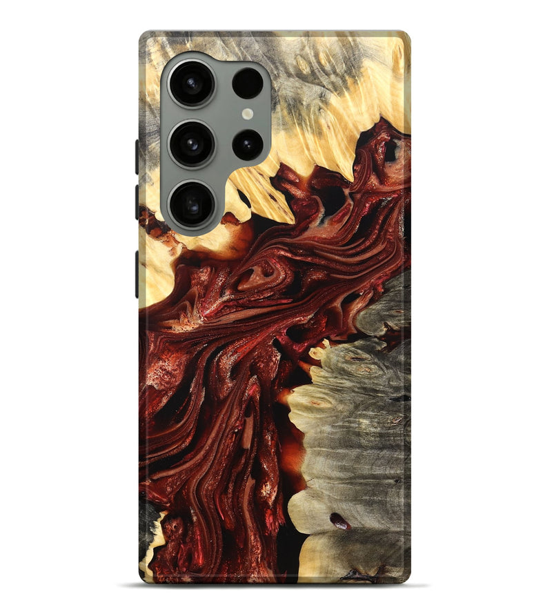 Galaxy S24 Ultra Wood Live Edge Phone Case - Jolie (Red, 825939)