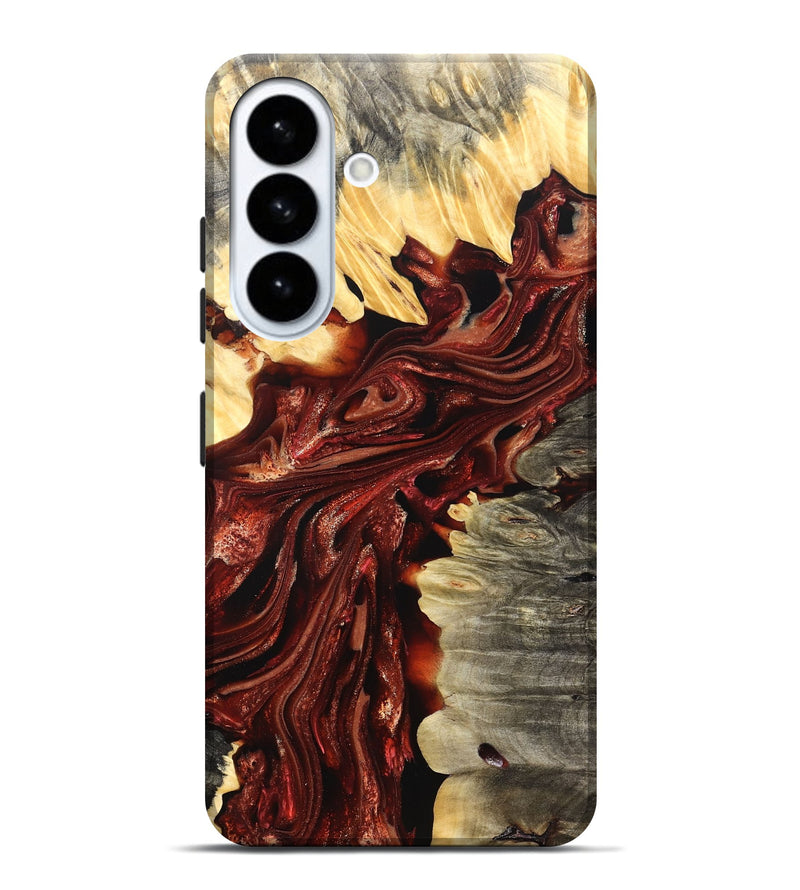 Galaxy S26 Plus Wood Live Edge Phone Case - Jolie (Red, 825939)