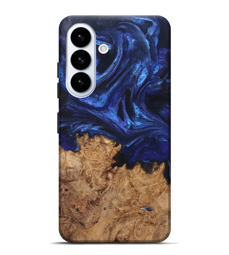 Galaxy S26 Plus Wood Live Edge Phone Case - Kim (Blue, 825940)
