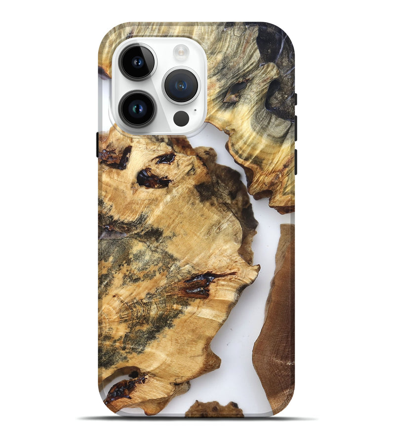 iPhone 15 Pro Max Wood Live Edge Phone Case - Otha (Clear, 825943)