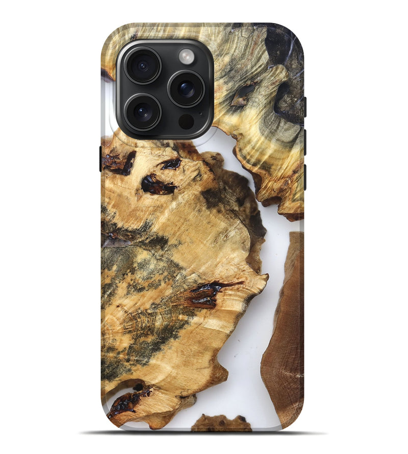 iPhone 16 Pro Max Wood Live Edge Phone Case - Otha (Clear, 825943)