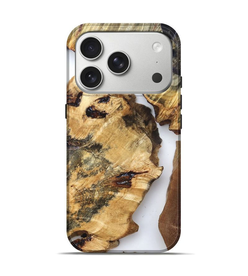 iPhone 17 Pro Wood Live Edge Phone Case - Otha (Clear, 825943)