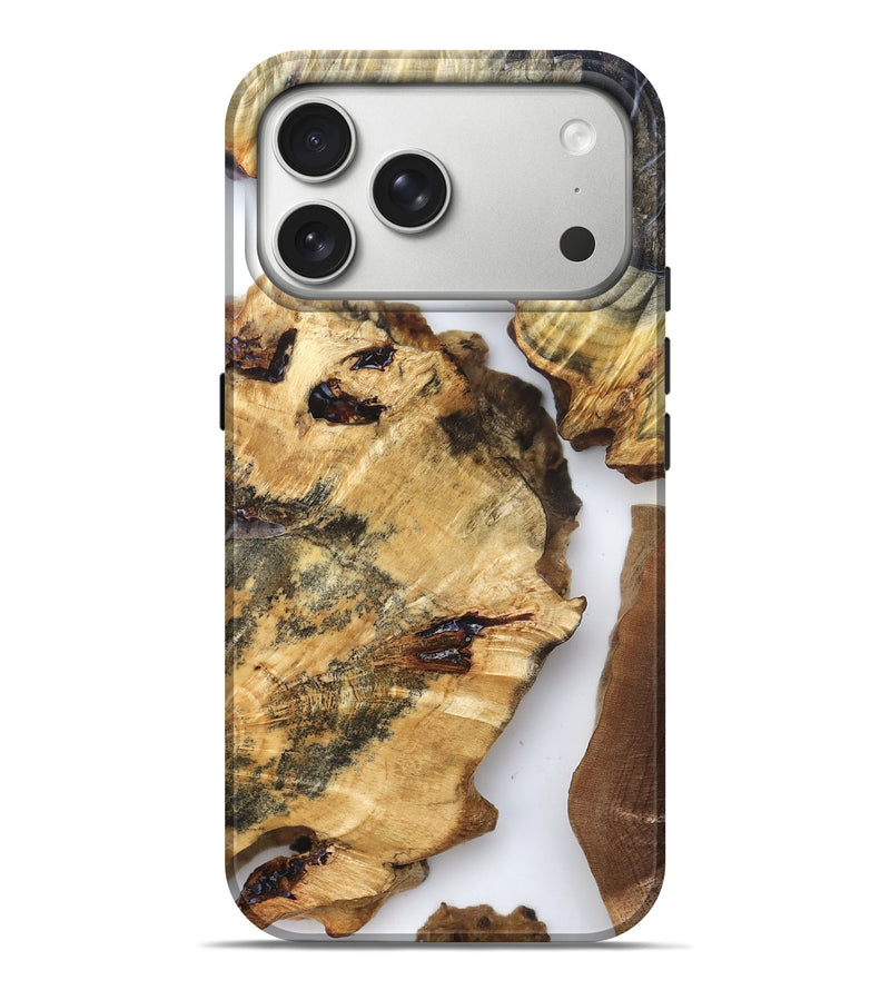 iPhone 17 Pro Max Wood Live Edge Phone Case - Otha (Clear, 825943)